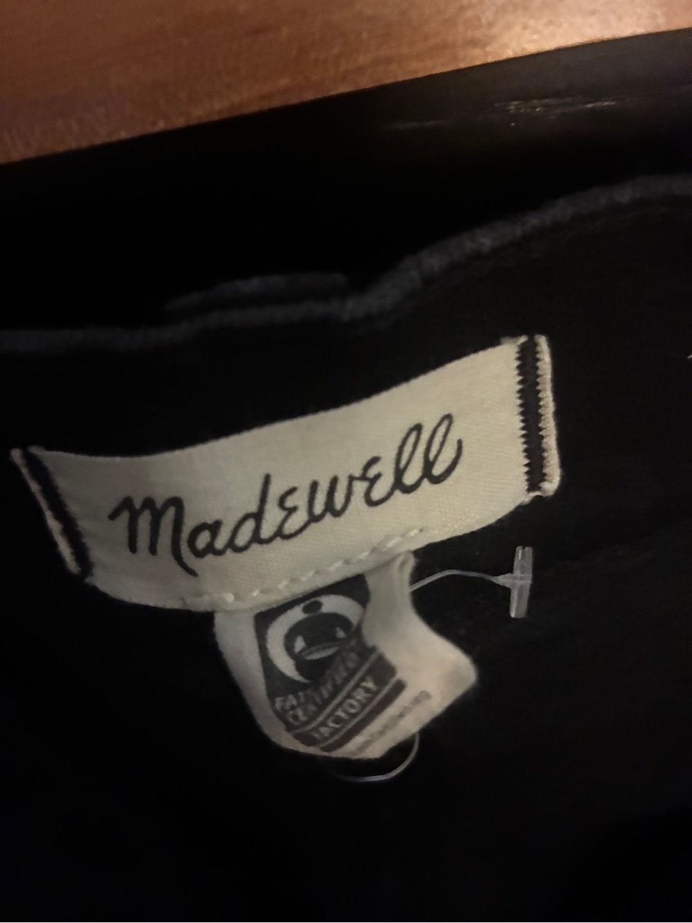 Madewell Mid-Rise Kick Out Jeans - Black - Picture 2 of 3
